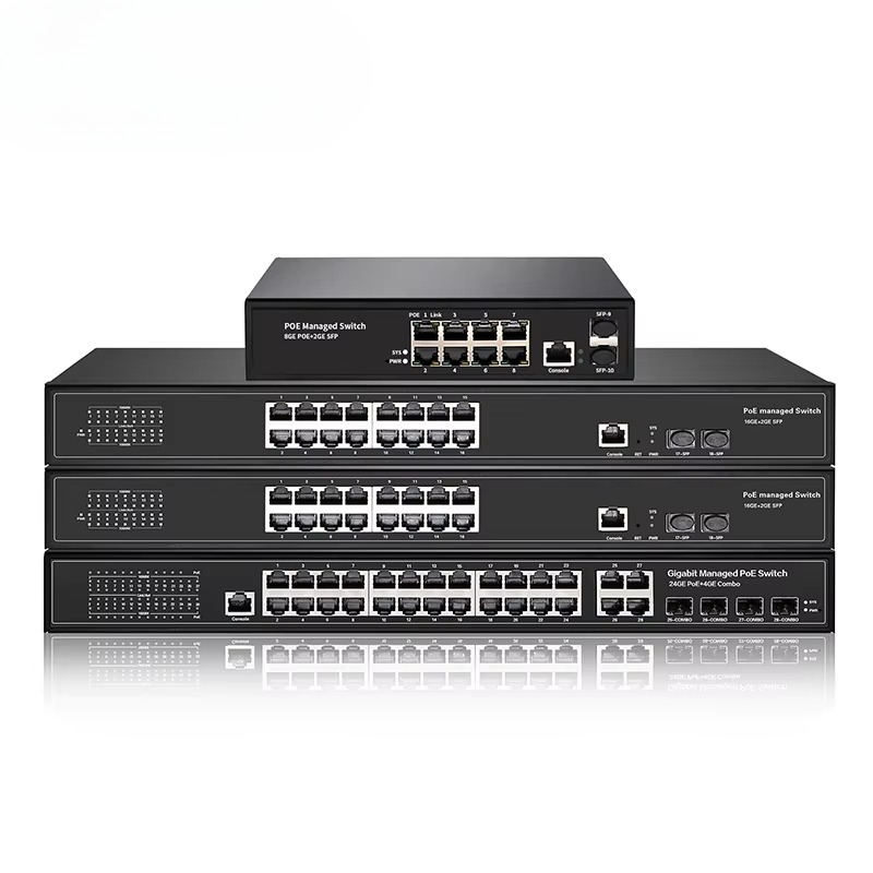 8-Port 16 24 48 Port Gigabit 8 – Managed Gigabit Poe Switch 8 Port 802.3At Bewertung und Preis